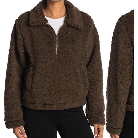NWT Sage Collective Brown Jetsetter Cropped Jacket - Picture 1 of 3